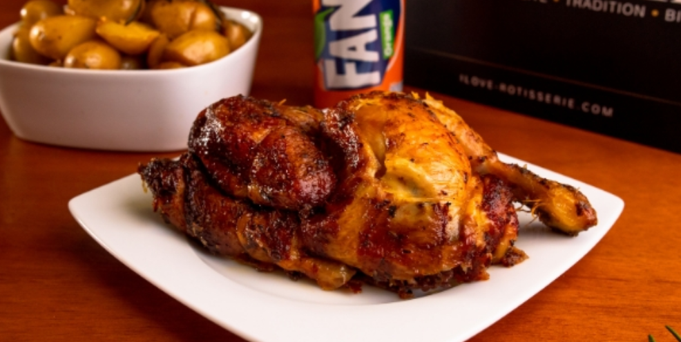 Half Chicken 100 Days Red Label - Rotisserie | Roast Chicken Delivery in Monaco, Cap-d'Ail & Beausoleil